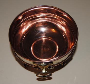 Räuchergefäß: Amulettschale mit roten Steinen